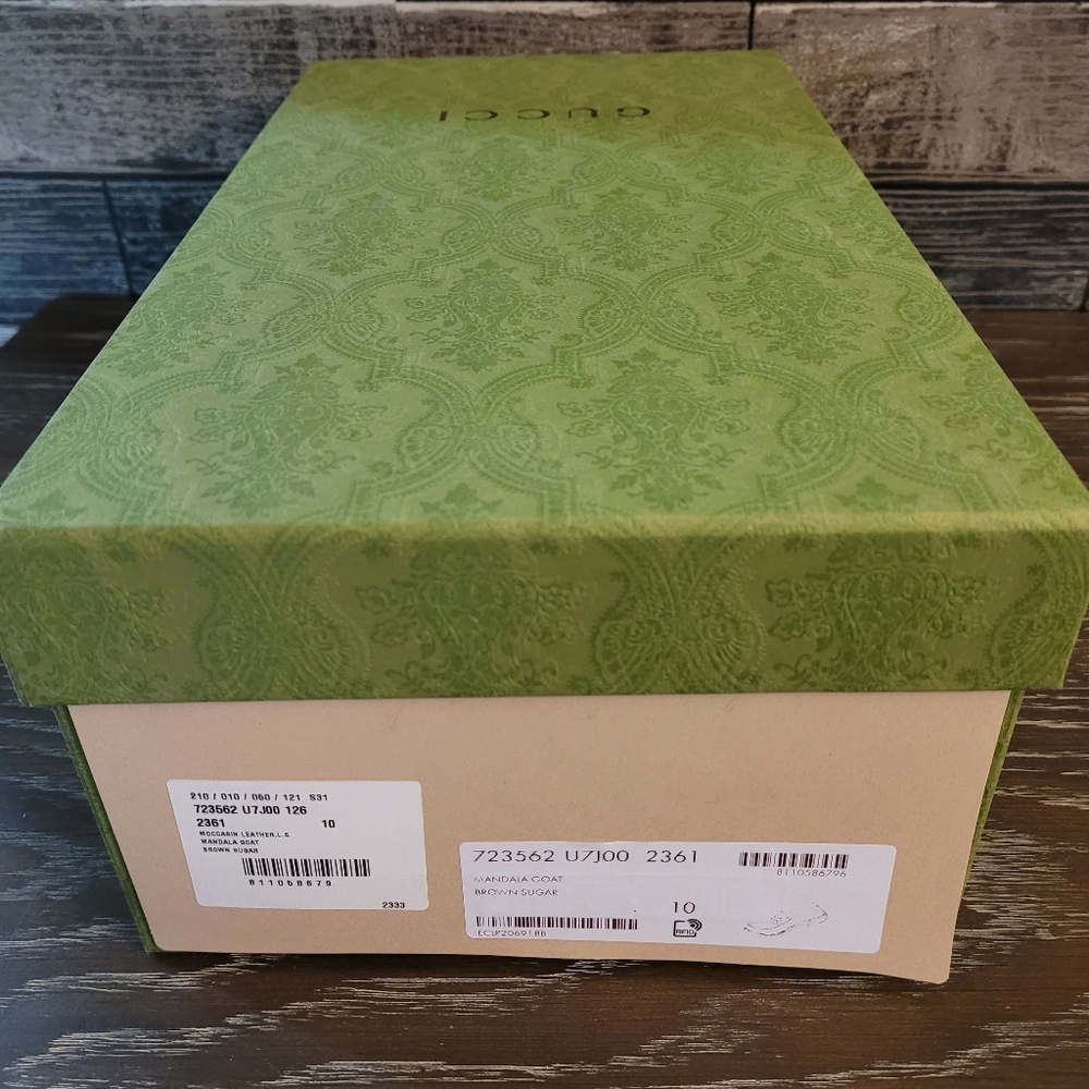 **SOLD**Gucci loafers Mandala Brown sugar  Gucci Sz10 Read Details**** - Picture 15 of 16